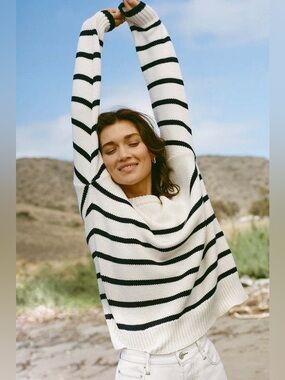 Z Supply Boyfriend Stripe Sweater